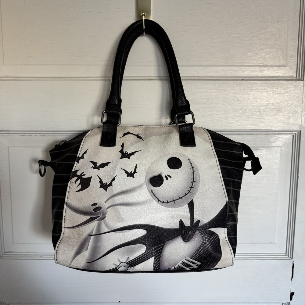 Loungefly Disney Nightmare Before Christmas Jack Satchel Bag Halloween Holiday - Picture 2 of 9